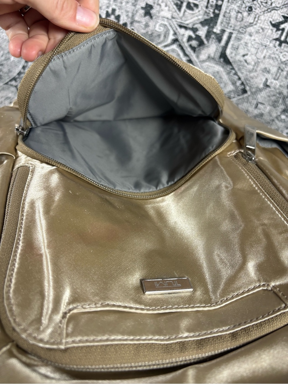 Tumi Courtney Gold Laptop Backpack - Picture 7 of 13